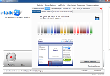 Design - Farbpalette